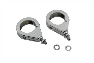 Turn Signal Clamp Set with Grooves for 39mm Forks Harleys