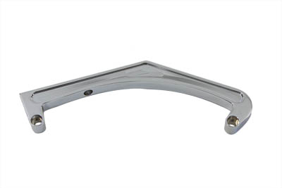 Chrome Side Mount Tail Lamp Bracket Curved for FXD & FXST 1989-UP