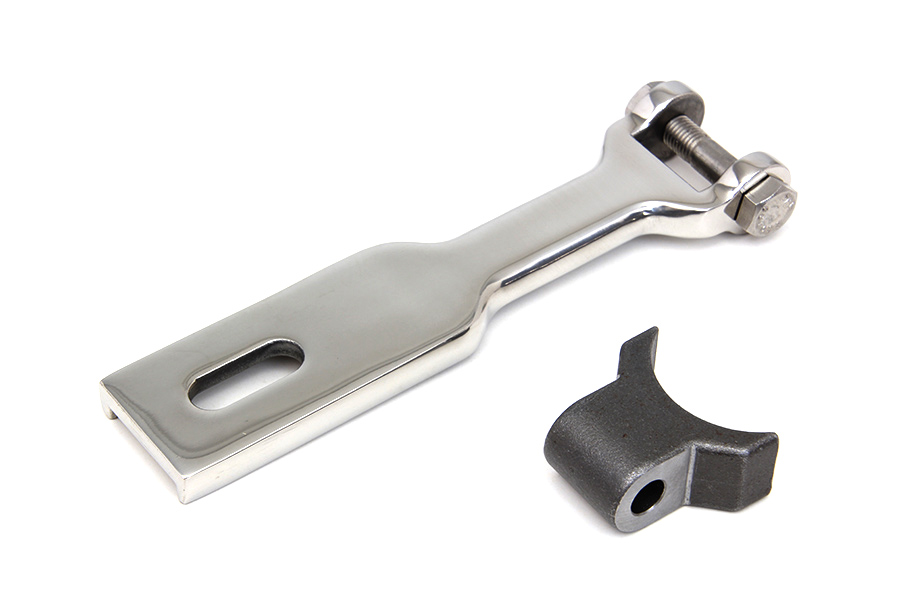 Solo Seat Hinge Kit, Polished Stainless Steel