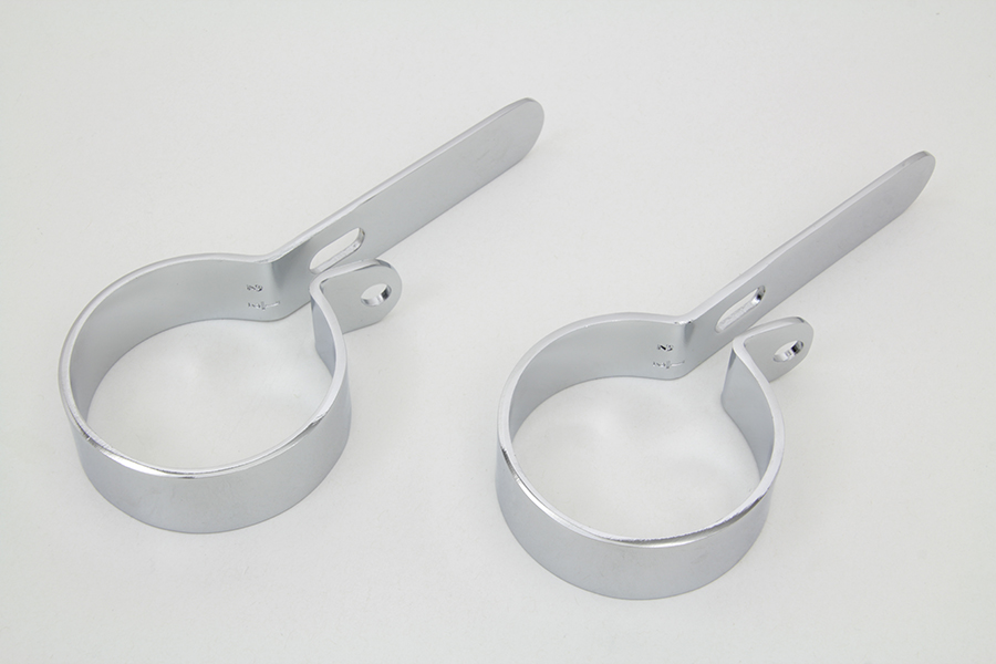 Chrome 2-1/2" Exhaust Hanger Clamp Set, Exhaust Body to Frame