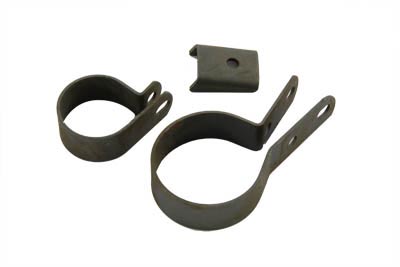 Parkerized Exhaust Clamp Kit for Harley VL 1930-1936