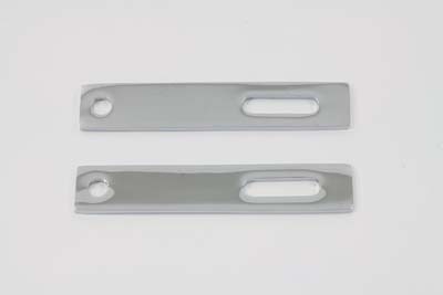 Chrome 4-3/4 in. Exhaust Bracket Set for Harley & Customs