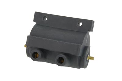 Volt Tech Black 12 Volt Dual Fire Coil for 1965-1979 FL, FX & XL