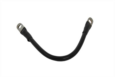 Black Positive/Negative 10-3/4 Battery Cable for Harley Big Twin & XL