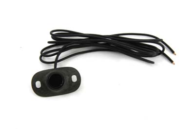 Parkerized Two Wire Horn Switch Button for 1926-1971 Harleys