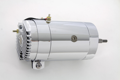 Chrome 12 Volt 2-Brush Generator w/ Low Output 1941-81 FL & XL