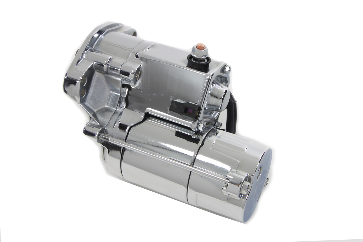 Volt Tech Starter Motor 1.8kW Chrome for 1994-2006 Big Twins