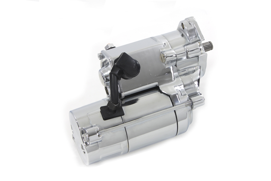 Volt Tech Starter Motor 1.8kW Chrome for 1994-2006 Big Twins