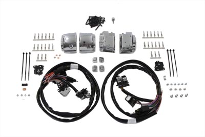 Handlebar Switch Kit Chrome for FLH 1996-2006