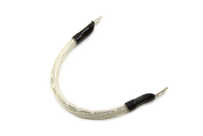 Clear 19 in. Flexible 4 gauge Battery Cable for Harley Big Twin & XL