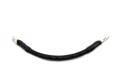 Black 10 in. Flexible Battery Cable for Harley Big Twin & XL Sportster