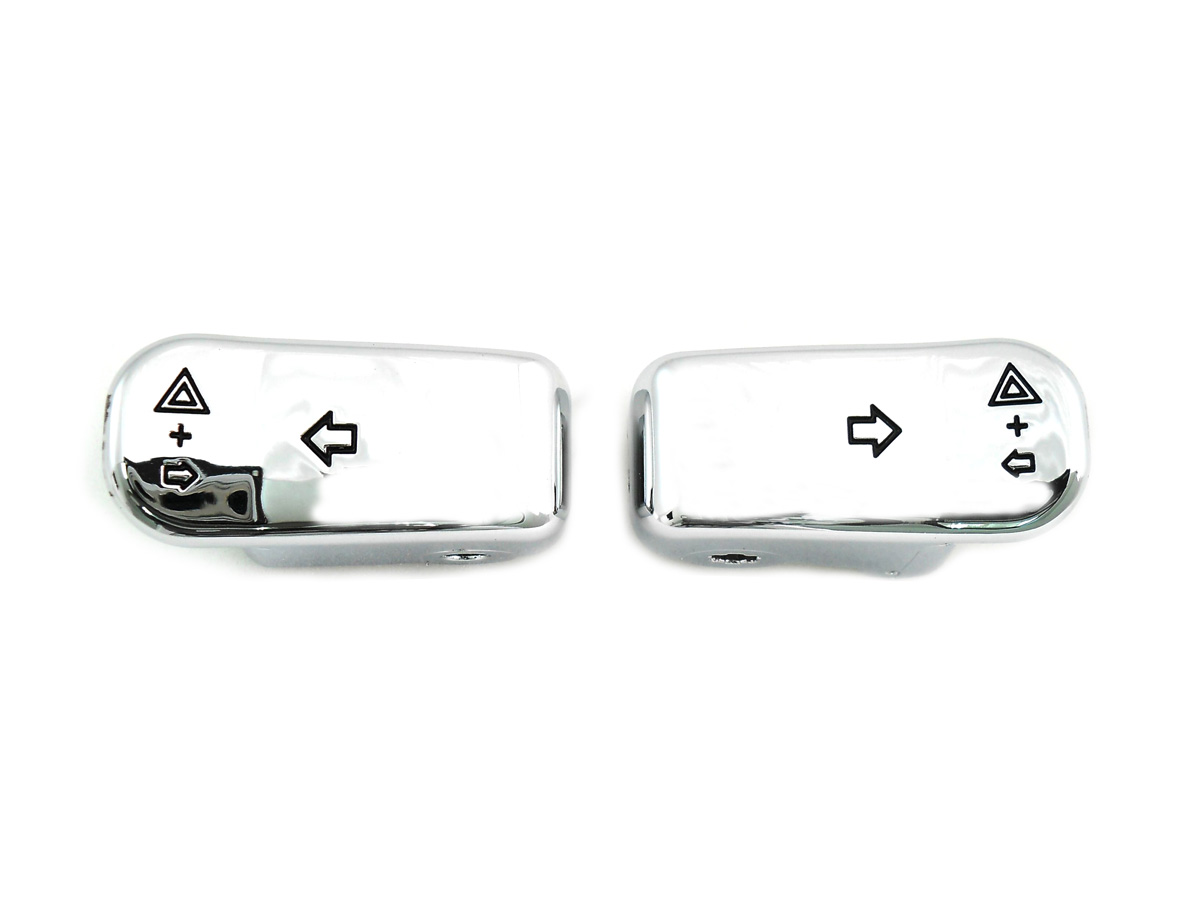 Chrome Turn Signal Extension Cap for 1996-UP Models