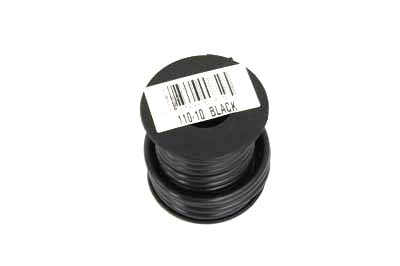 Primary Wire 10 Gauge 10' Roll Black for All Harley Models