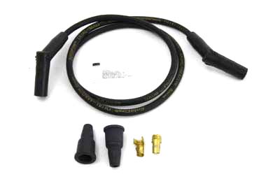 Splitfire Spark Plug Wire Kit 7mm Black 48"