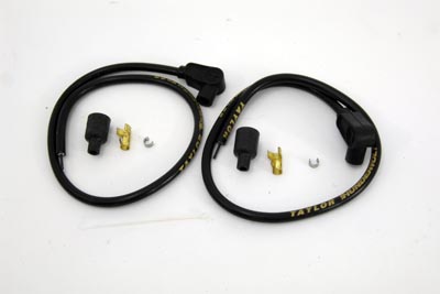 Sumax Spark Plug Wire Kit 8.2mm Black 24" for Big Twins & XL
