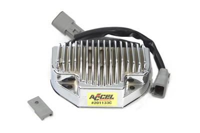 Accel Voltage Regulator Chrome for Harley FXD 2006-2007