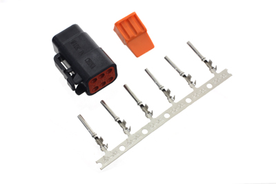 Deutsch Wiring Socket Housing Kit 6 Position OEM: 74116-98BK
