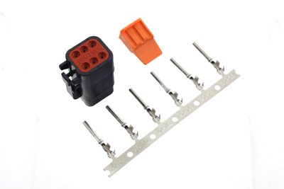 Deutsch Wiring Socket Housing Kit 6 Position OEM: 74116-98BK