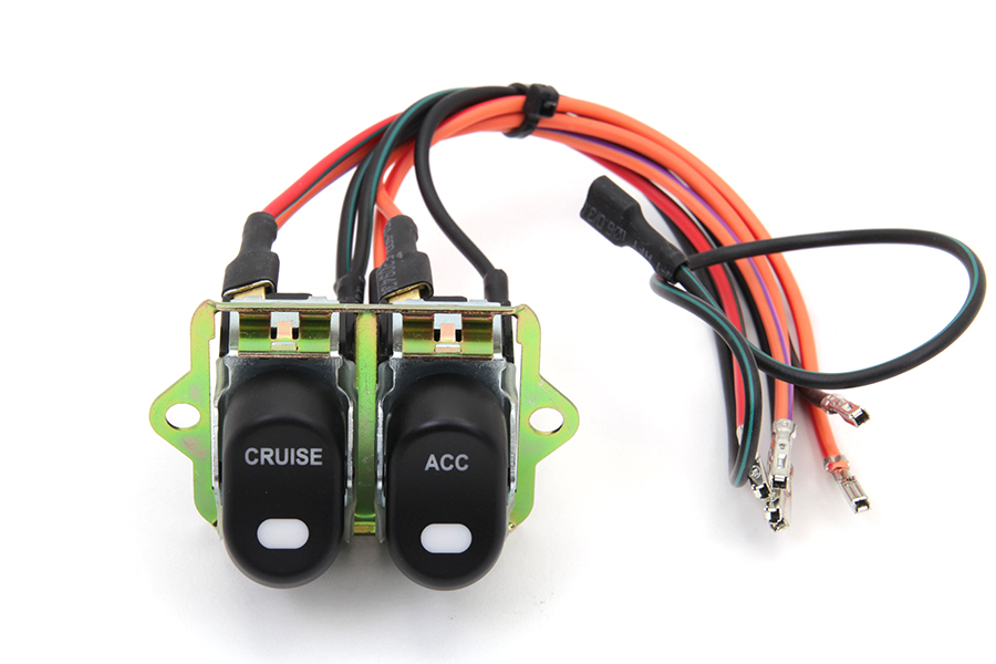 FLHX 2008-UP Rocker Style LED Handlebar Switch Kit Black