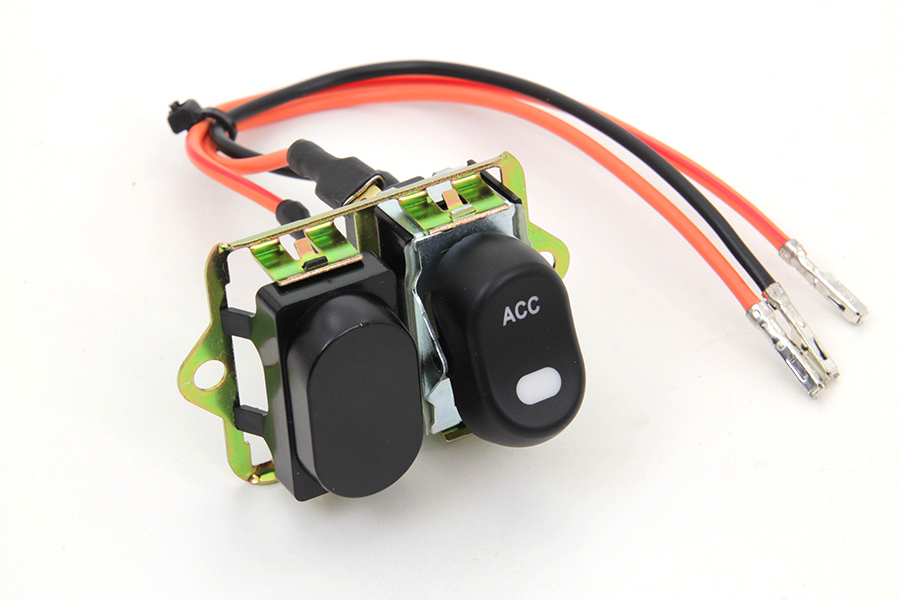 FLHX 2006-2007 Rocker Style LED Handlebar Switch Kit Black