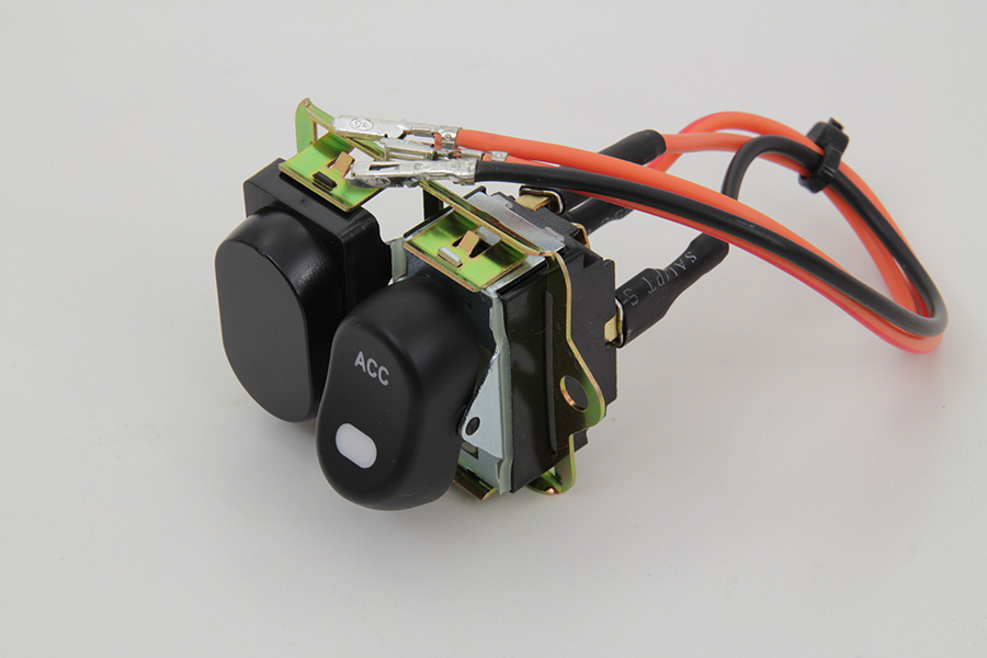 FLHX 2006-2007 Rocker Style LED Handlebar Switch Kit Black