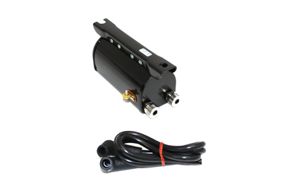 Black 12 Volt Ignition Coil for Harley FL 1948-1960 Big Twins