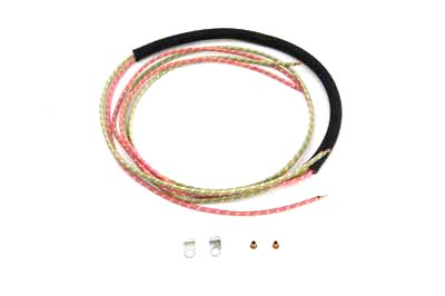 Tail Lamp Wiring Cotton Braided for Harley FL 1948-1969