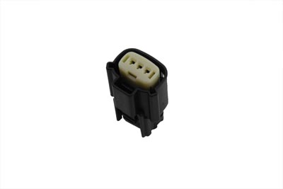 Wire Terminal Female Connector 3 Position - Black