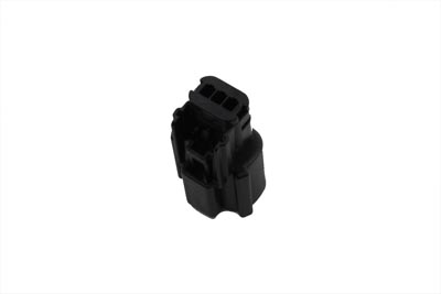 Wire Terminal Female Connector 3 Position - Black