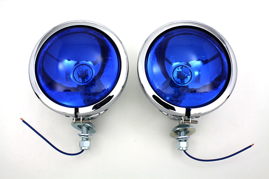 Blue Police Pursuit Spotlamp Set