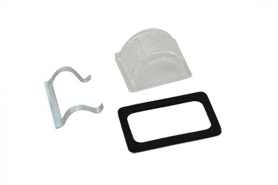 Tombstone Clear Plastic Tail Lamp Lens Kit