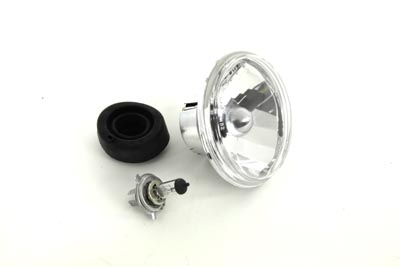5 3/4 inch Diamond Cut Reflector Lamp Unit for Harley Chopper