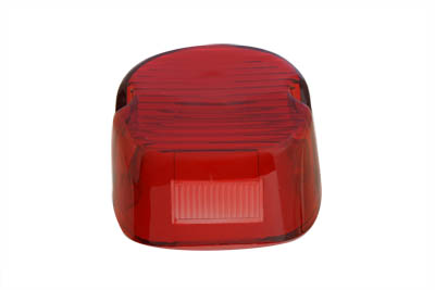 Laydown Slim Style Red Tail Lamp Lens for Harley 1973-1998