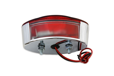 Chrome Tail Lamp Cateye Style for Harley and Custom