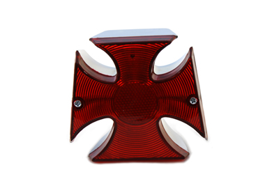 Chrome Maltese Tail Lamp for Harley and Custom