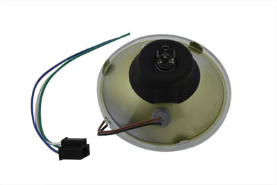 5-3/4 inch Round Lens H-4 Dome Headlight for Harley & Custom