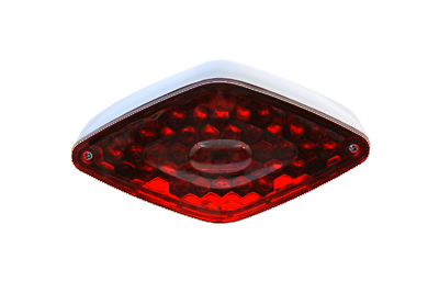 Diamond Style LED Tail Lamp Red for Harley FXWG FXST and Cateye