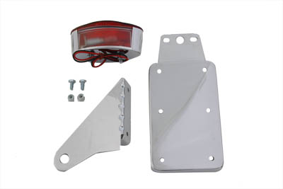 Side Mount Cateye Taillamp Kit Chrome for Big Twin & XL