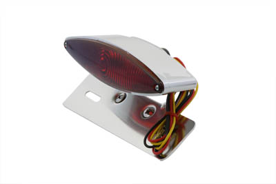 Chrome Snake Eye Fender Mount Tail Lamp Kit for Harley Custom