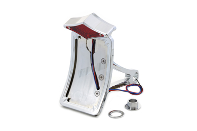 Concaved Diamond LED Chrome License Plate Bracket for 86-up FXST