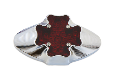 CatEye Iron Cross Oval Tail Lamp for Harley and Custom