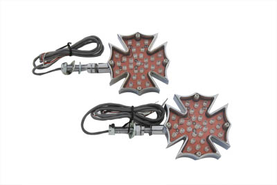 Fireman Cross Short Stud Turn Signal Set