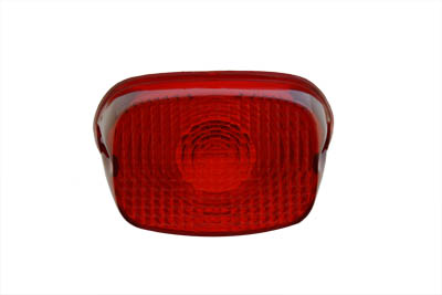 Tail Lamp Lens Stock Red for 1973-1998 Harley Big Twins & Sportster