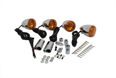 Bullet Style Turn Signal Kit for 1988-1999 FXST FLST Softail