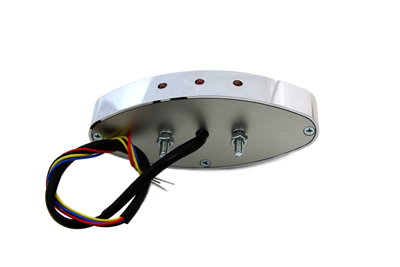 Radii Chrome LED Tail Lamp Brake Light Assembly for Harley
