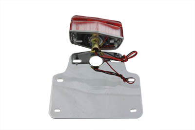 Tail Lamp and License Plate Set Lucas Style 5" x 7" for Harleys