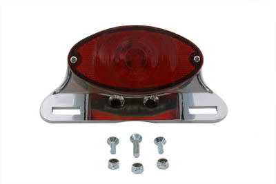 Chrome Cateye LED Tail Lamp Assembly