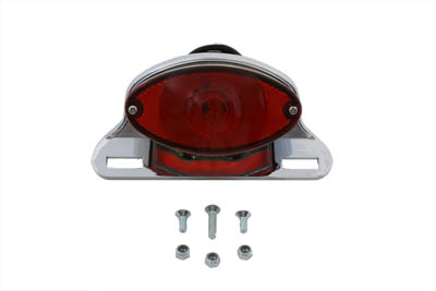 Chrome Cateye LED Tail Lamp Assembly