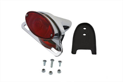 Chrome Cateye LED Tail Lamp Assembly