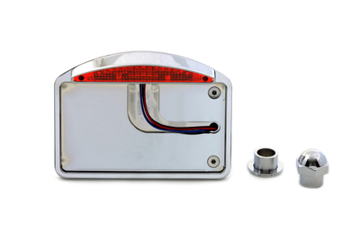 Chrome BILLET LED Slice Side Mount Taillamp Assembly for Harley